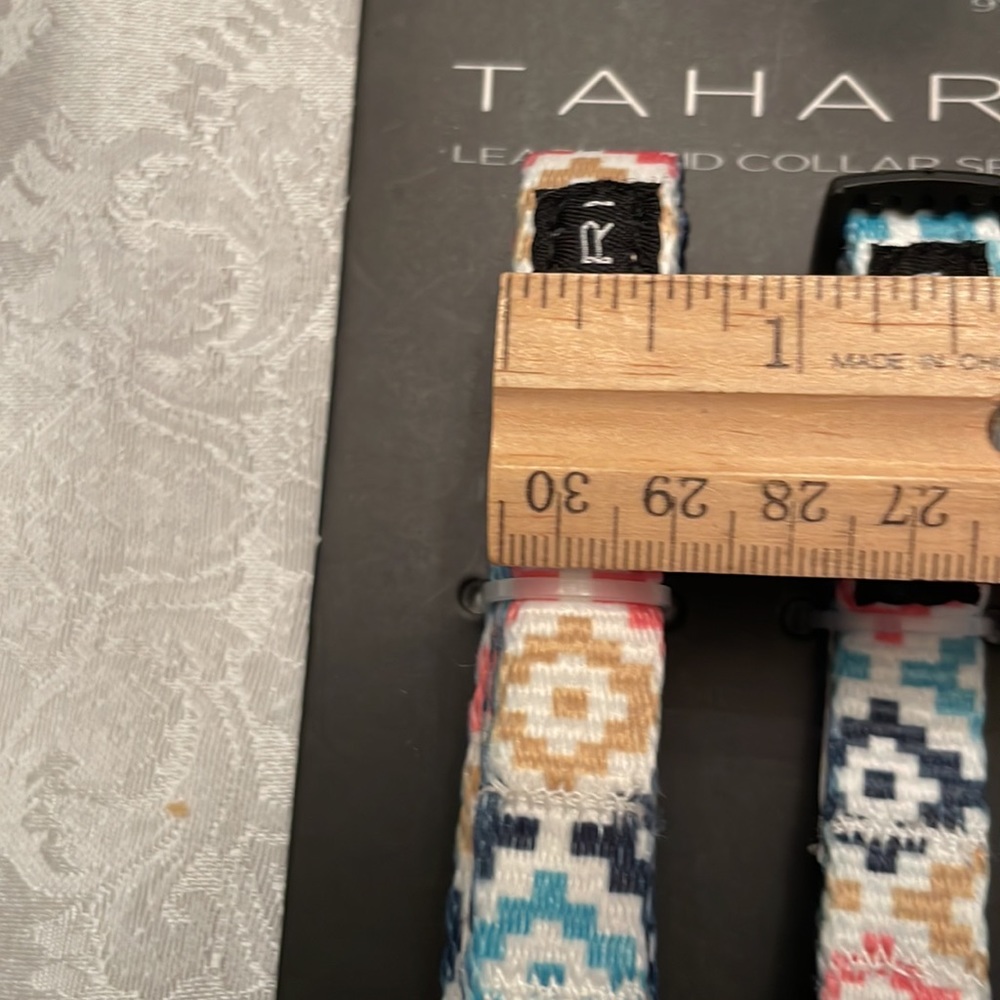 Southwest style adorable leash and collar set. Size small - Picture 6 of 7